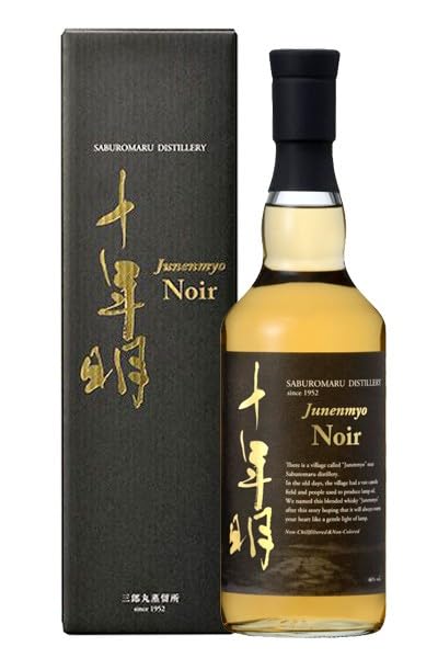 Amazon.co.jp: 十年明 Noir（ノワール） 46度 700ml 若鶴酒造 三郎丸